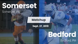 Matchup: Somerset  vs. Bedford  2019