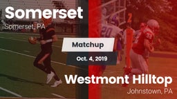 Matchup: Somerset  vs. Westmont Hilltop  2019