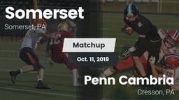 Matchup: Somerset  vs. Penn Cambria  2019