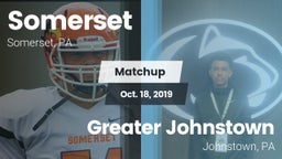 Matchup: Somerset  vs. Greater Johnstown  2019