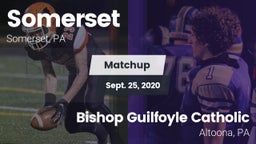 Matchup: Somerset  vs. Bishop Guilfoyle Catholic  2020