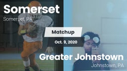 Matchup: Somerset  vs. Greater Johnstown  2020