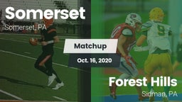 Matchup: Somerset  vs. Forest Hills  2020