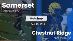 Matchup: Somerset  vs. Chestnut Ridge  2020