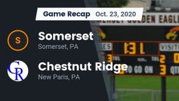 Recap: Somerset  vs. Chestnut Ridge  2020