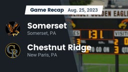 Recap: Somerset  vs. Chestnut Ridge  2023