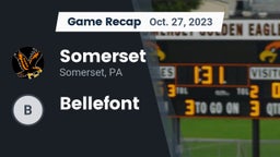 Recap: Somerset  vs. Bellefont 2023