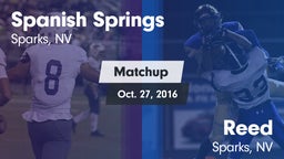 Matchup: Spanish Springs vs. Reed  2016