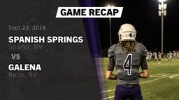 Recap: Spanish Springs  vs. Galena  2016