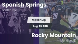 Matchup: Spanish Springs vs. Rocky Mountain  2017