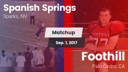 Matchup: Spanish Springs vs. Foothill  2017