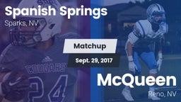 Matchup: Spanish Springs vs. McQueen  2017
