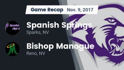 Recap: Spanish Springs  vs. Bishop Manogue  2017