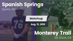 Matchup: Spanish Springs vs. Monterey Trail  2018