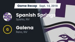 Recap: Spanish Springs  vs. Galena  2018