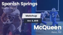 Matchup: Spanish Springs vs. McQueen  2018