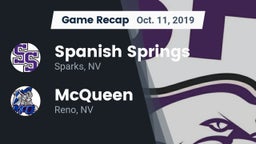 Recap: Spanish Springs  vs. McQueen  2019