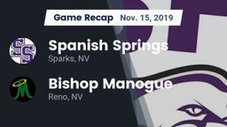 Recap: Spanish Springs  vs. Bishop Manogue  2019