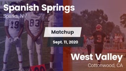 Matchup: Spanish Springs vs. West Valley  2020