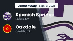 Recap: Spanish Springs  vs. Oakdale  2021