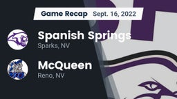 Recap: Spanish Springs  vs. McQueen  2022