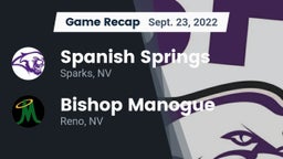 Recap: Spanish Springs  vs. Bishop Manogue  2022