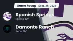 Recap: Spanish Springs  vs. Damonte Ranch  2023