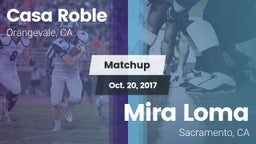 Matchup: Casa Roble High vs. Mira Loma  2017