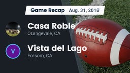 Recap: Casa Roble vs. Vista del Lago  2018