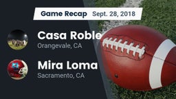 Recap: Casa Roble vs. Mira Loma  2018