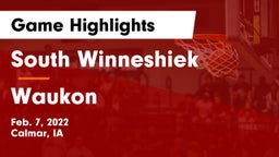South Winneshiek  vs Waukon  Game Highlights - Feb. 7, 2022