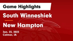 South Winneshiek  vs New Hampton  Game Highlights - Jan. 23, 2023