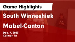 South Winneshiek  vs Mabel-Canton  Game Highlights - Dec. 9, 2023