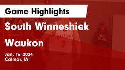 South Winneshiek  vs Waukon  Game Highlights - Jan. 16, 2024