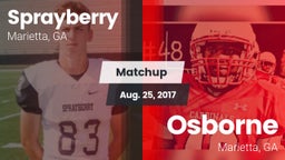 Matchup: Sprayberry High vs. Osborne  2017