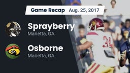 Recap: Sprayberry  vs. Osborne  2017