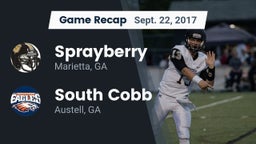 Recap: Sprayberry  vs. South Cobb  2017