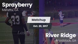 Matchup: Sprayberry High vs. River Ridge  2017