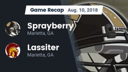 Recap: Sprayberry  vs. Lassiter  2018