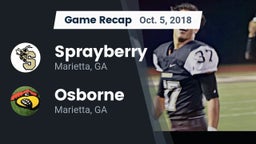Recap: Sprayberry  vs. Osborne  2018