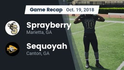Recap: Sprayberry  vs. Sequoyah  2018