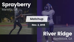 Matchup: Sprayberry High vs. River Ridge  2018