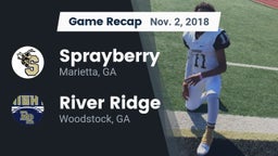 Recap: Sprayberry  vs. River Ridge  2018