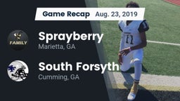 Recap: Sprayberry  vs. South Forsyth  2019