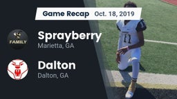 Recap: Sprayberry  vs. Dalton  2019