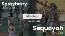 Matchup: Sprayberry High vs. Sequoyah  2019
