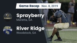 Recap: Sprayberry  vs. River Ridge  2019