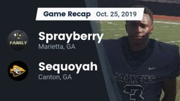 Recap: Sprayberry  vs. Sequoyah  2019