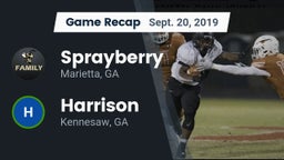 Recap: Sprayberry  vs. Harrison  2019