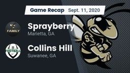 Recap: Sprayberry  vs. Collins Hill  2020
